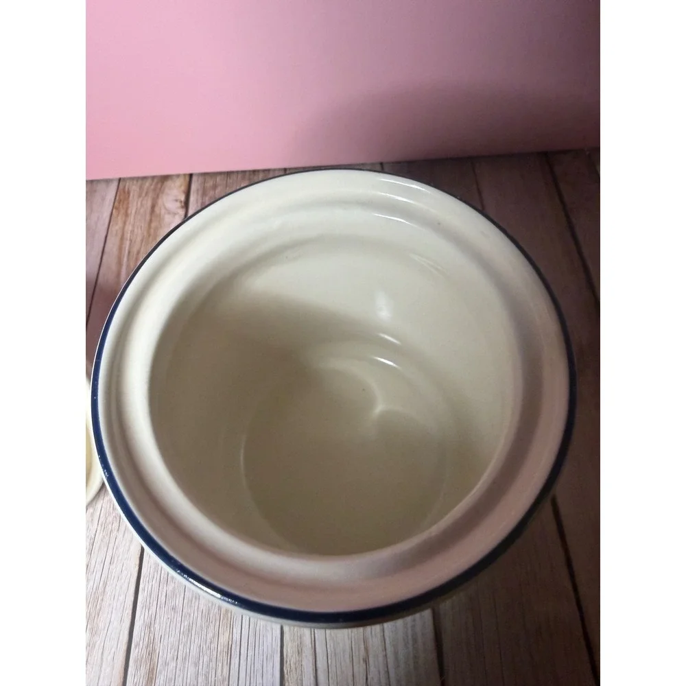 Susan Winget Sunflower Lidded Container Ceramic Vintage 1990s